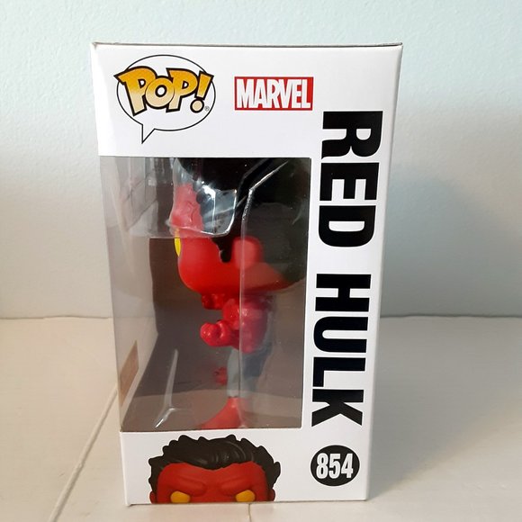 FUNKO POP #854 Marvel Hot Topic Exclusive Red Hulk - Picture 4 of 5